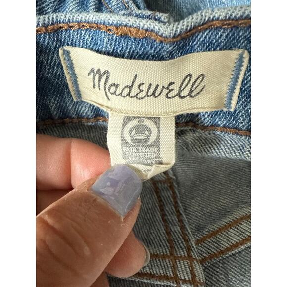 Madewell The Mid-Rise Perfect Vintage Jean Women’s Size 25T Raw Hem Edition - Picture 7 of 11